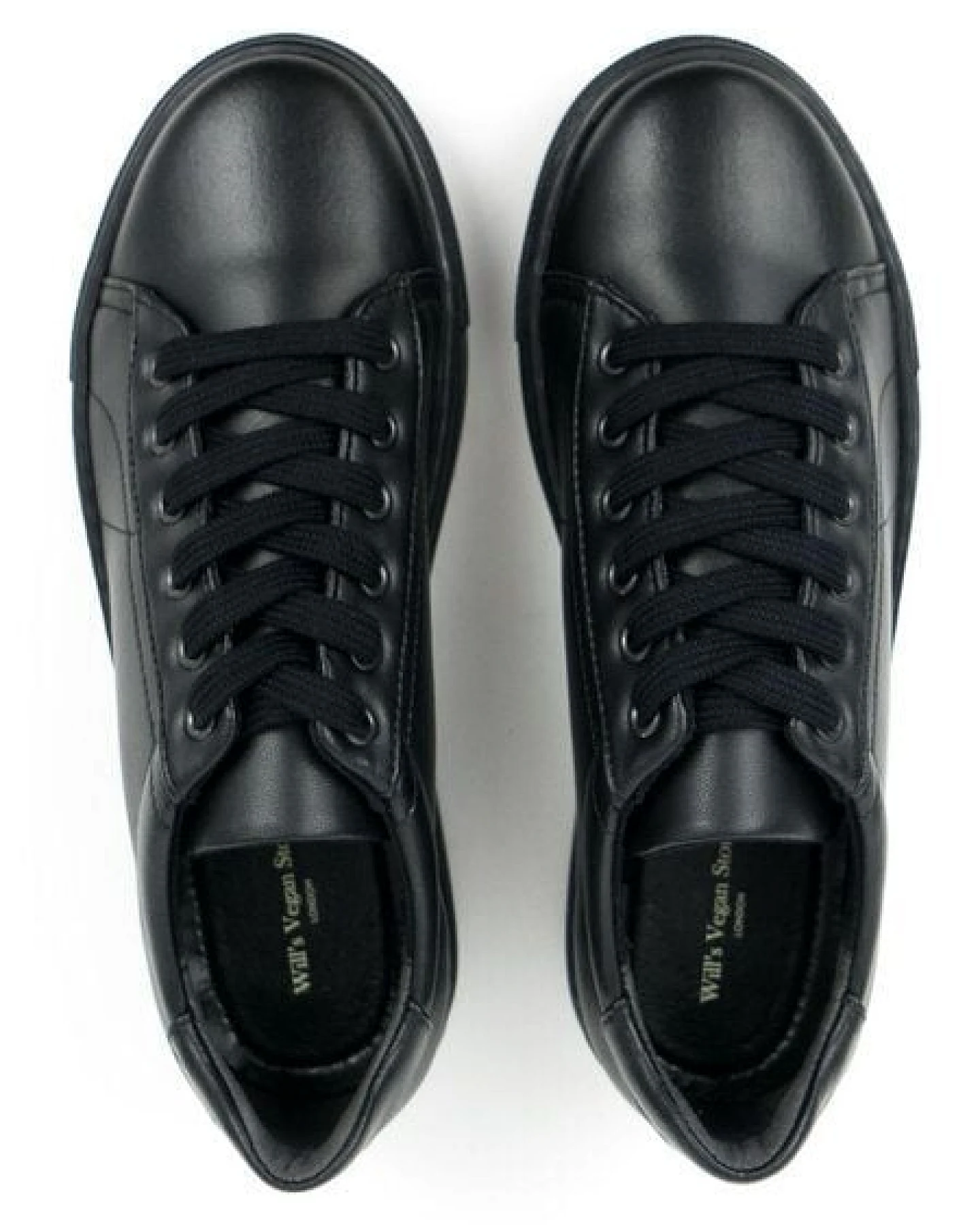 Will's Vegan Shop Kids NY Sneakers Schwarz Unisex – Ansicht 2