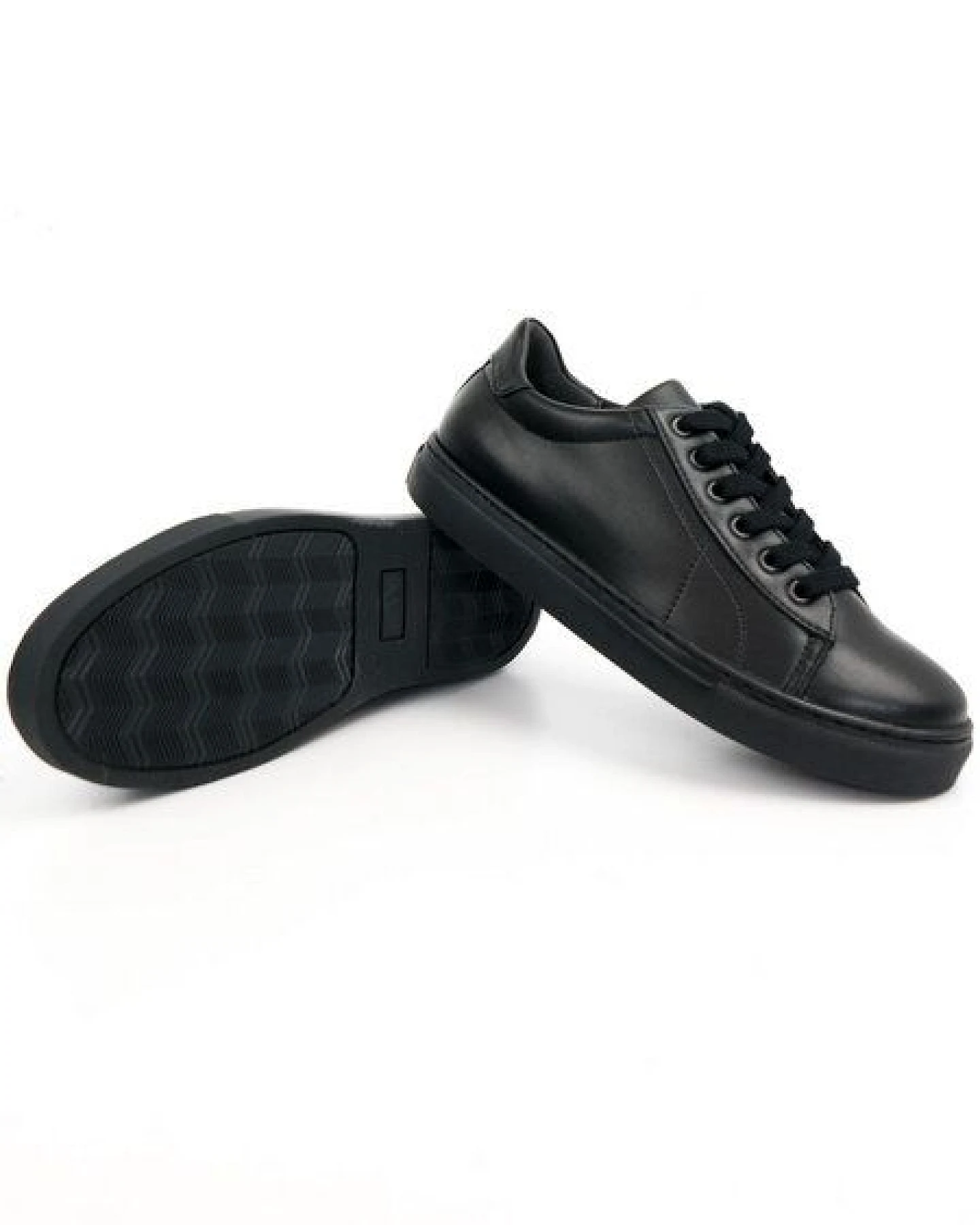 Will's Vegan Shop Kids NY Sneakers Schwarz Unisex – Ansicht 4