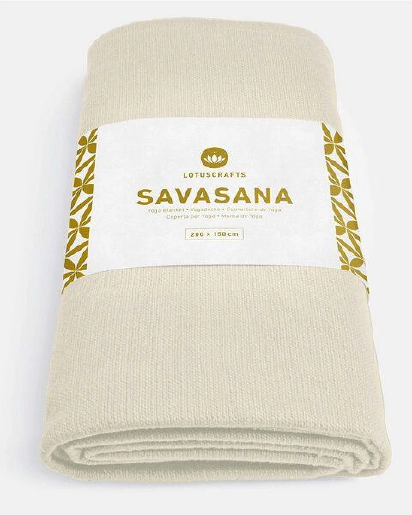 Lotuscrafts Yogadecke "Savasana" 100% Baumwolle (kbA) – Ansicht 2