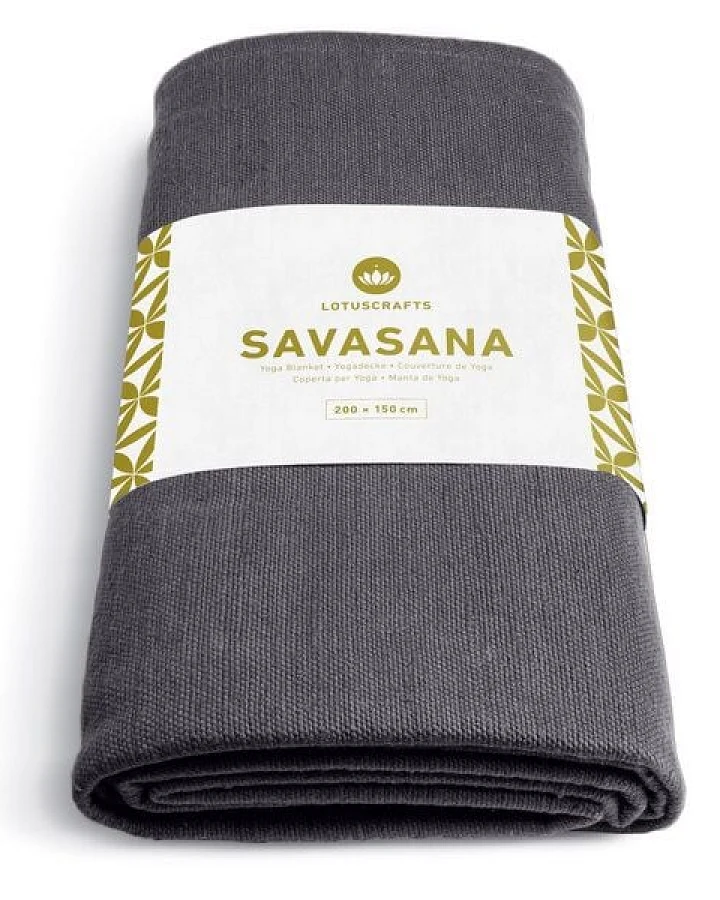 Produktseite: Lotuscrafts Yogadecke "Savasana" 100% Baumwolle (kbA)