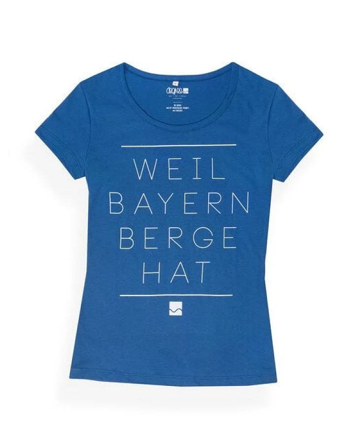 Degree Clothing Shirt Weil Bayern Berge hat blau