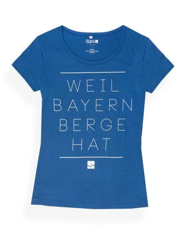 Degree Clothing Shirt Weil Bayern Berge hat blau