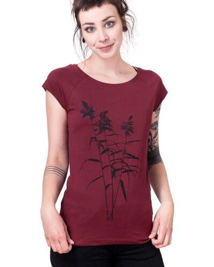 Hirschkind Bio-& Fair-Trade-Frauenshirt "Schilf"