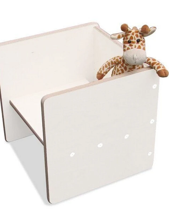 Die Schreiner Christoph Siegel Kinder Wendehocker MAXI-2mount""- weiss - zum selbst zusammen bauen