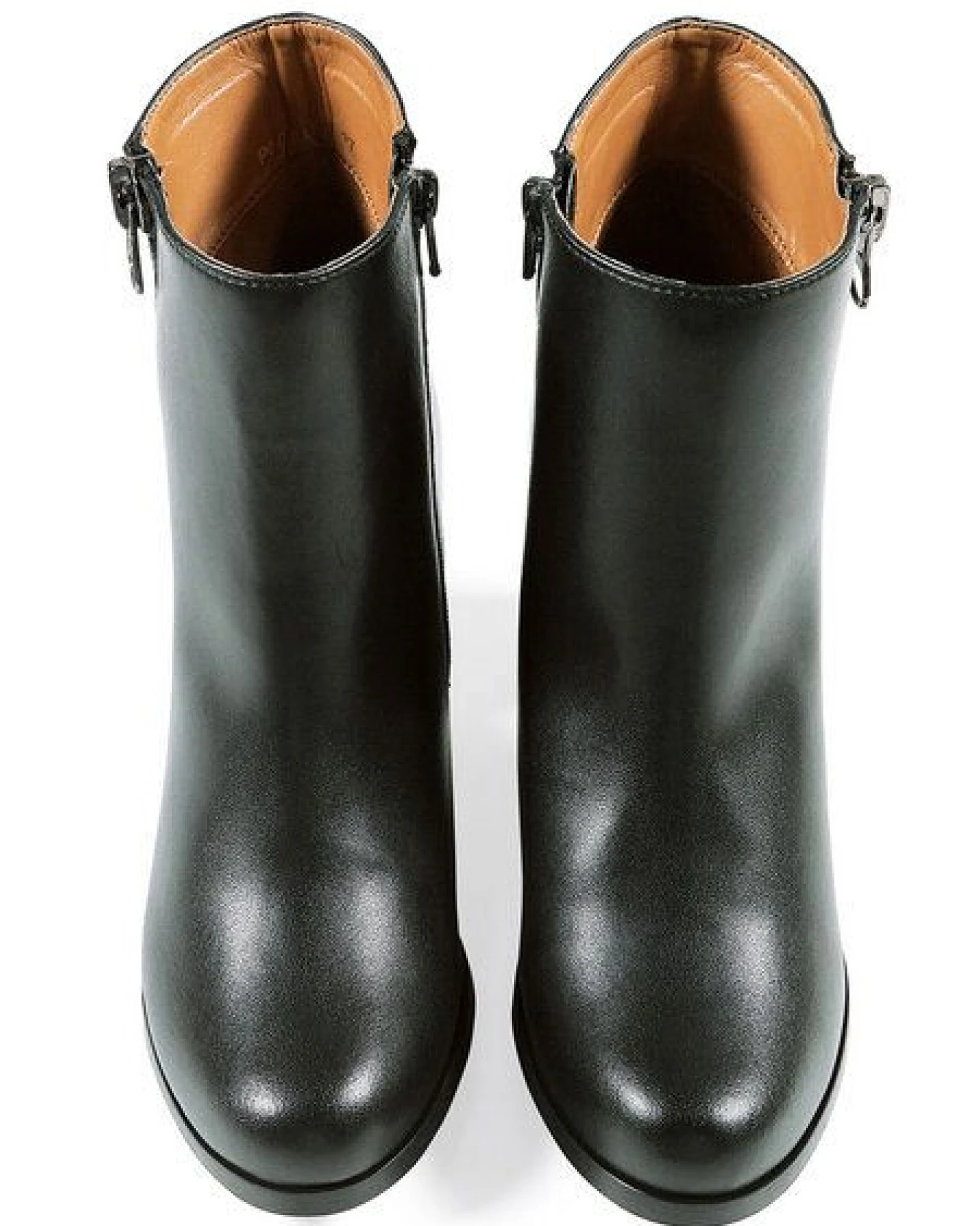 Will's Vegan Shop Wadenhoher Stiefel Schwarz Damen – Ansicht 4