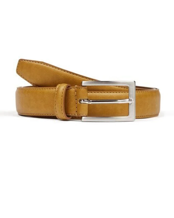 Will's Vegan Shop Klassiker 3 cm Gürtel Braun Herren