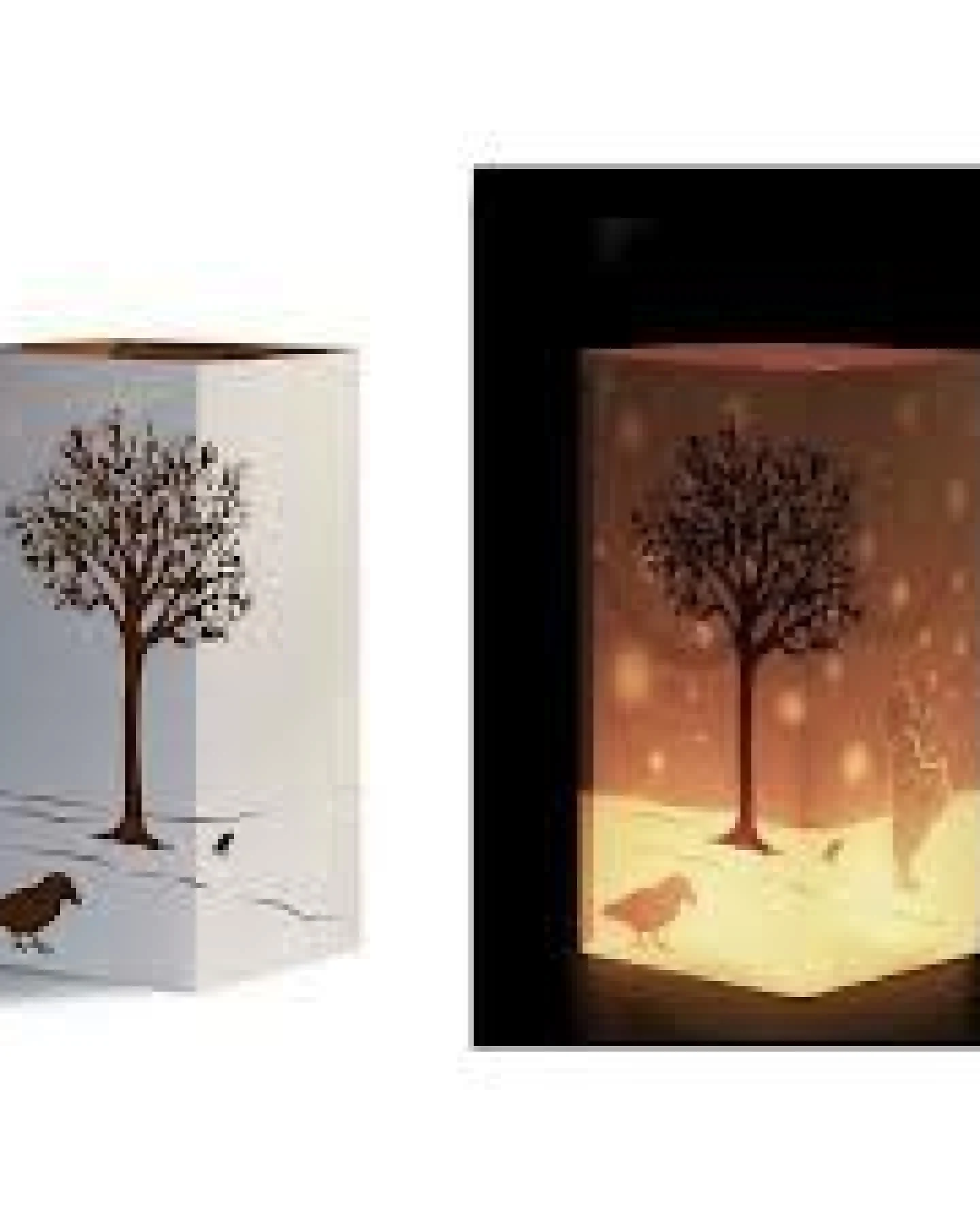 designimdorf 3 Windlichtschirme - ZAUBERLICHT - Wintermotive – Ansicht 2