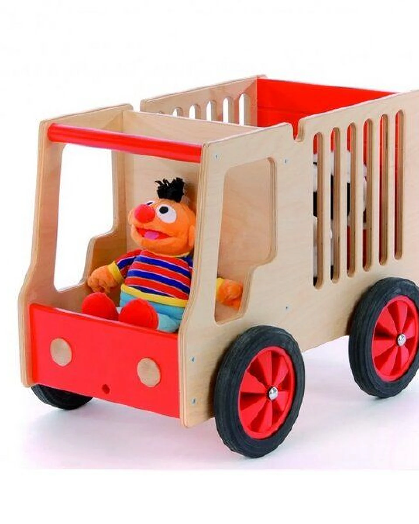 Bätz Holzspielwaren Tiertransporter super süss für Kids, aus Holz Buche massiv (ohne Deko) – Ansicht 2