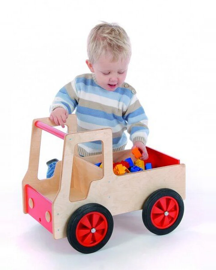 Bätz Holzspielwaren Lastauto für kleine Unternehmer - aus massivem Buchenholz