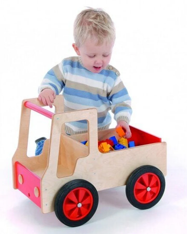 Bätz Holzspielwaren Lastauto für kleine Unternehmer - aus massivem Buchenholz