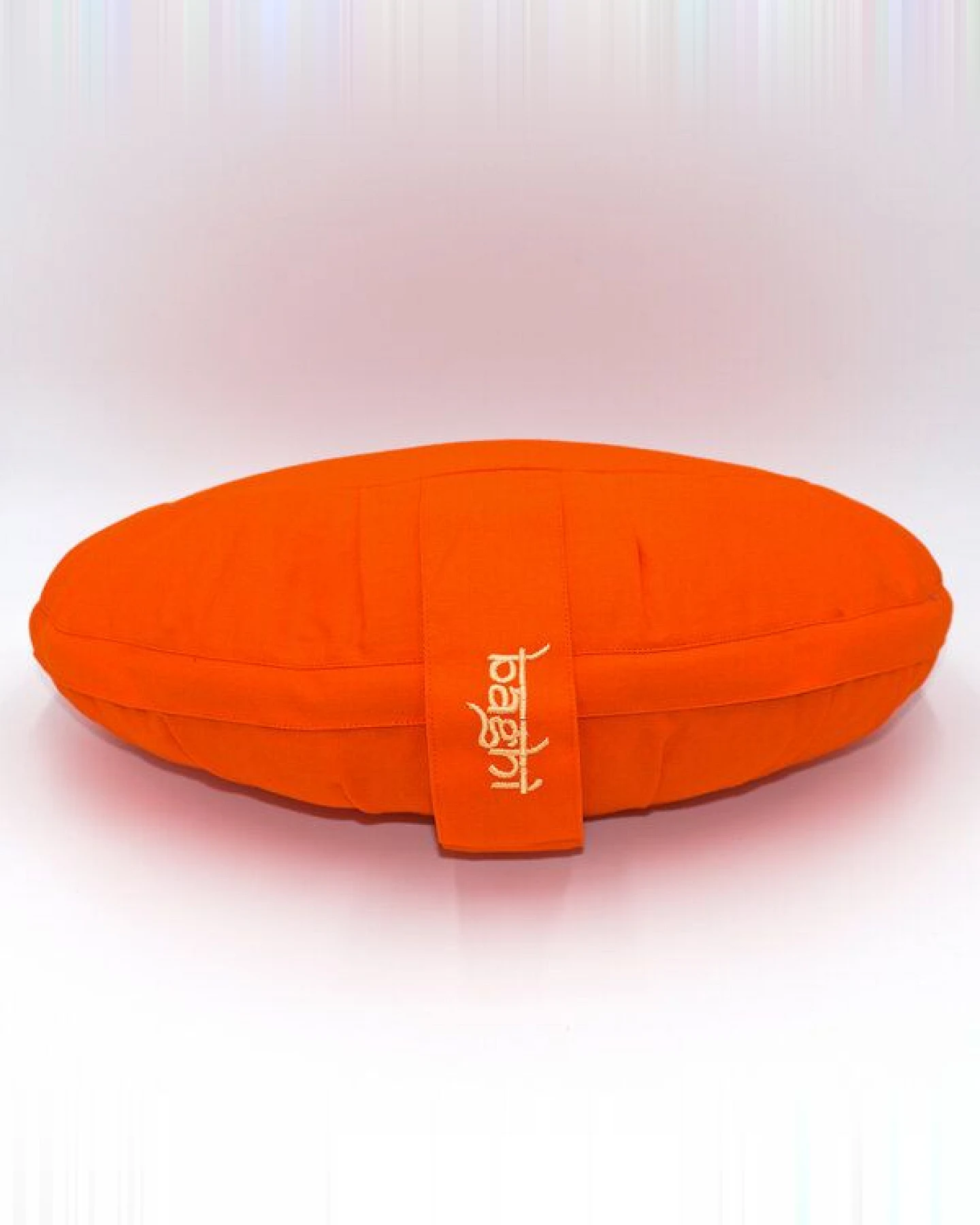 BAGHI Meditationskissen Halbmond basic aus Bio-Baumwolle kbA - Sitzhöhe 12cm – Ansicht 2