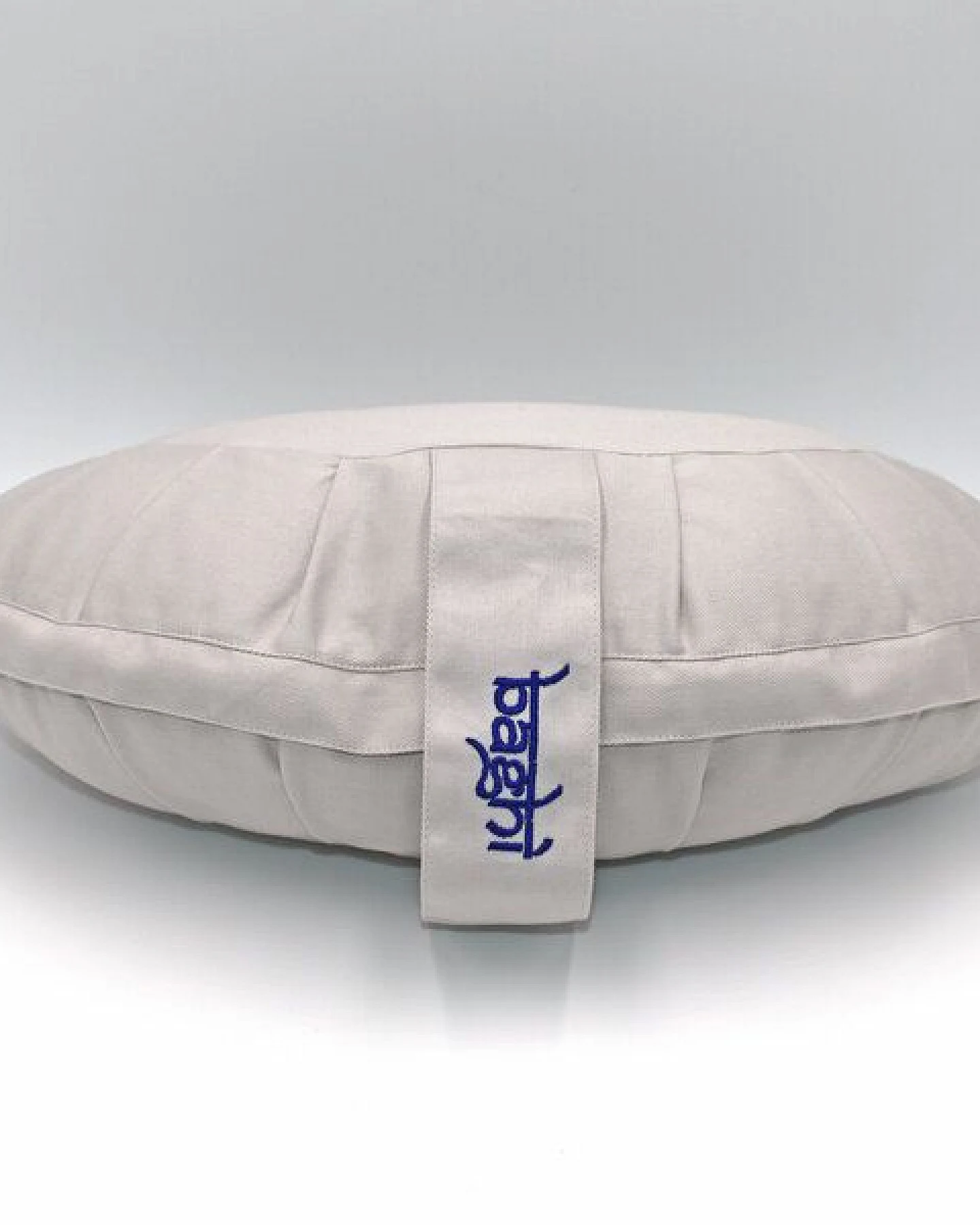BAGHI Meditationskissen Halbmond basic aus Bio-Baumwolle kbA - Sitzhöhe 12cm – Ansicht 2