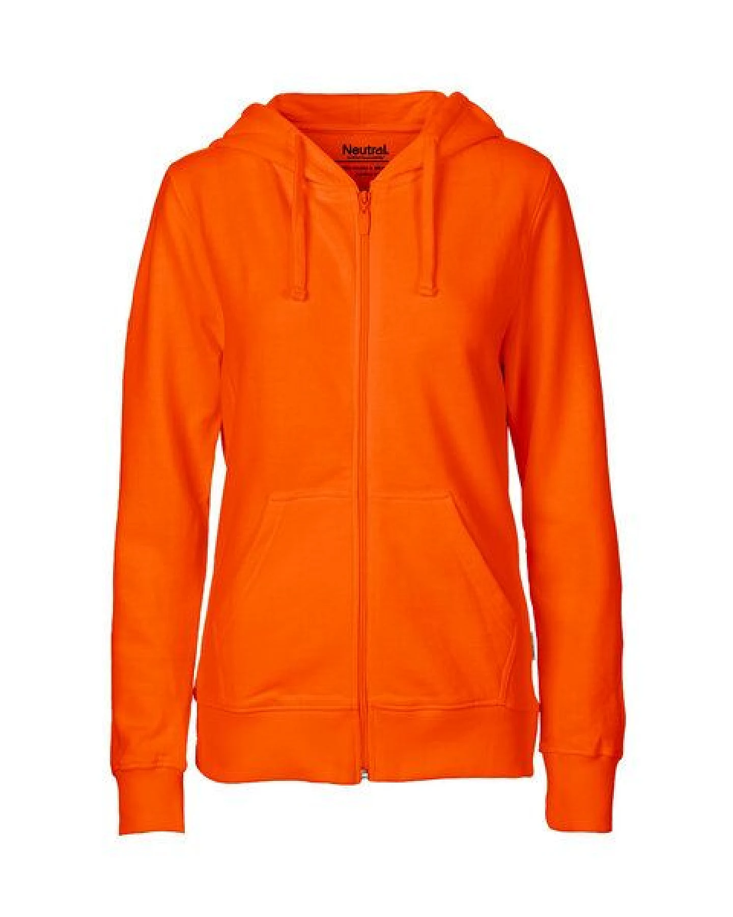 HANDGEDRUCKT "Teeny Weeny Goblin" Frauen Zip-HOODY aus reiner Biobaumwolle (kbA) – Ansicht 2
