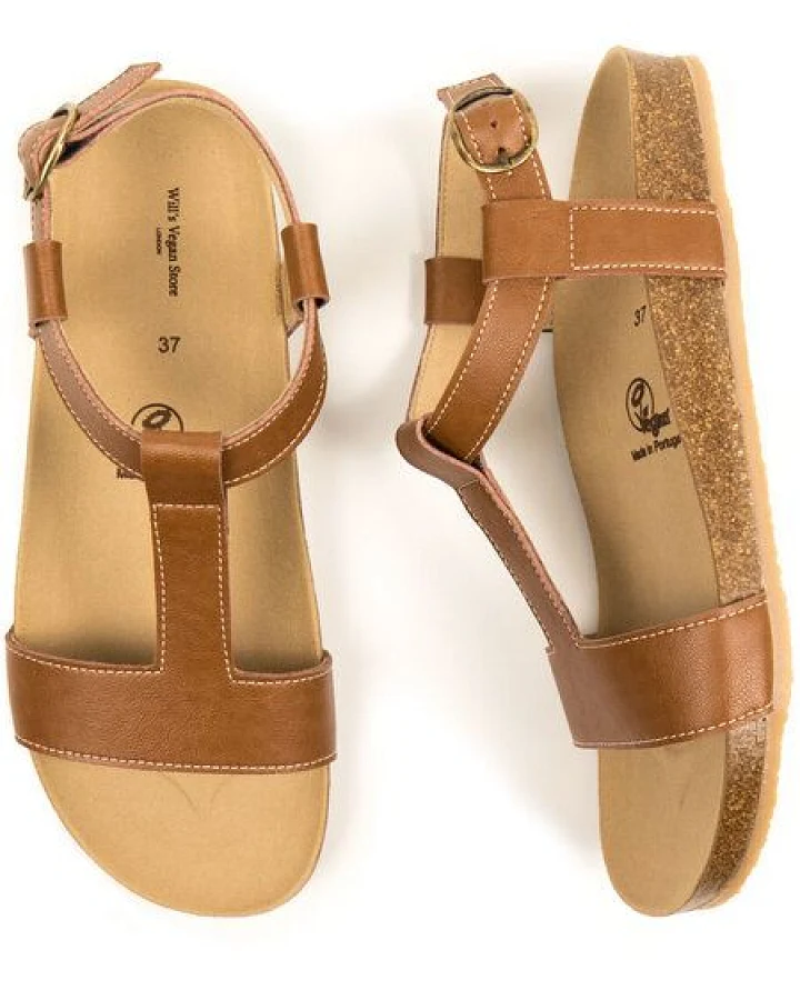 Will's Vegan Shop Sandalen mit Fußbett Damen
