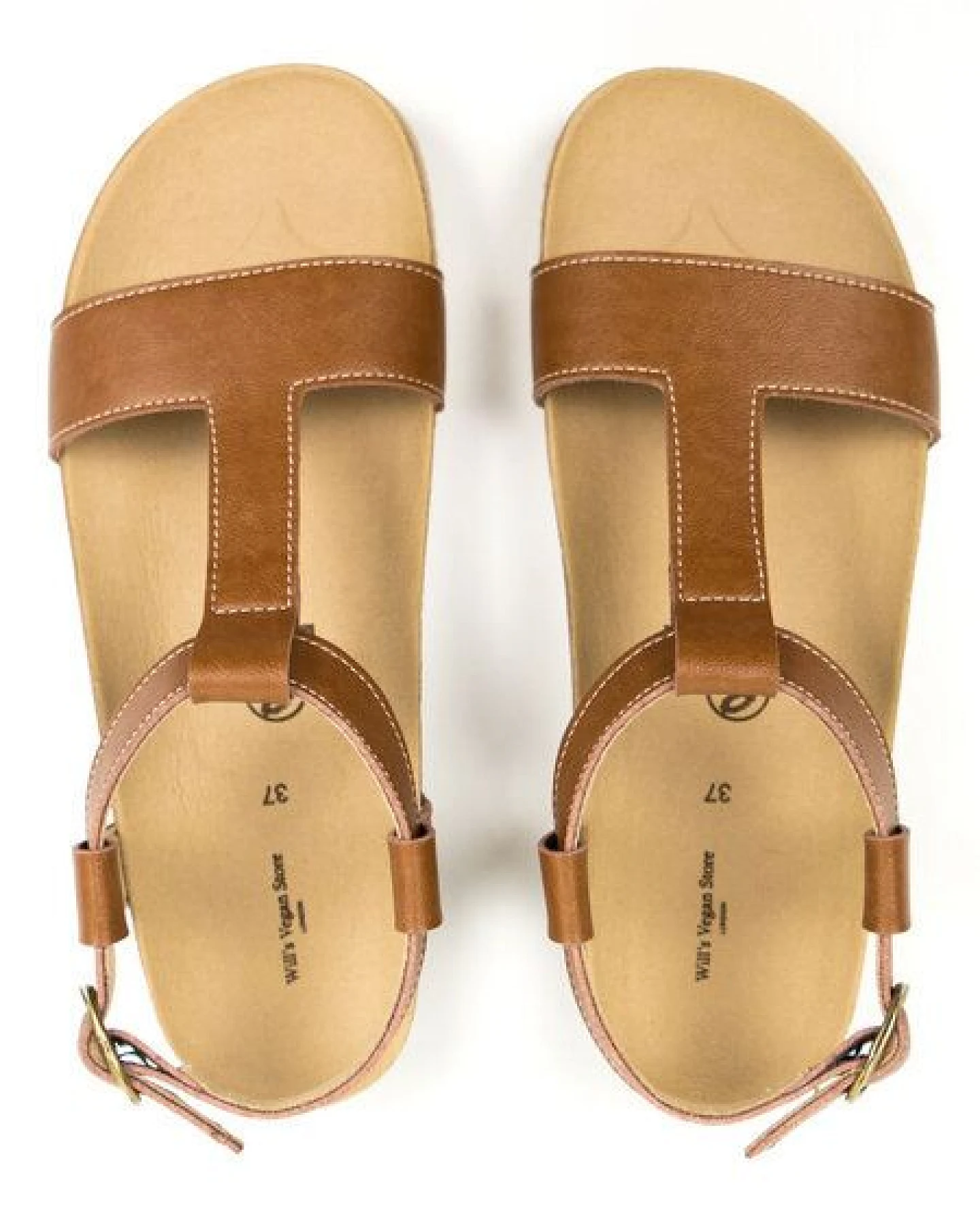 Will's Vegan Shop Sandalen mit Fußbett Damen – Ansicht 3