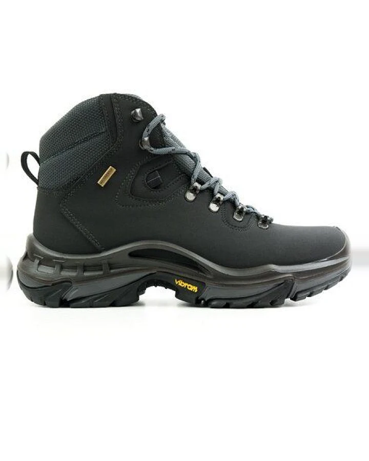 Will's Vegan Shop Wasserdichte Wanderstiefel Schwarz Herren 14-01-01-01
