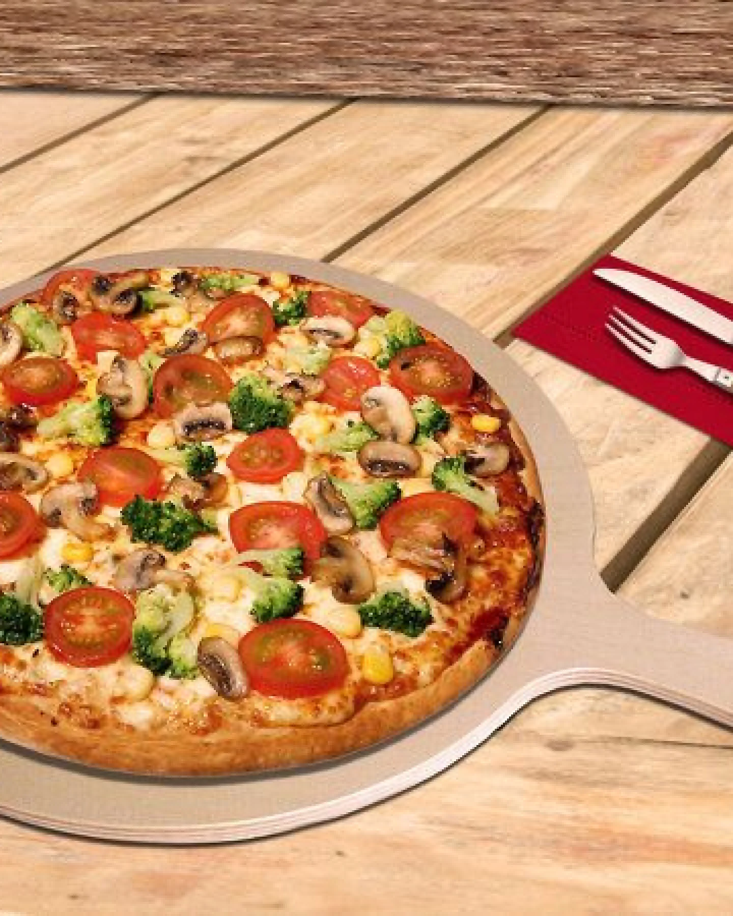 Die Schreiner Christoph Siegel Pizzabrett - formschön & praktisch - Größe L – Ansicht 3