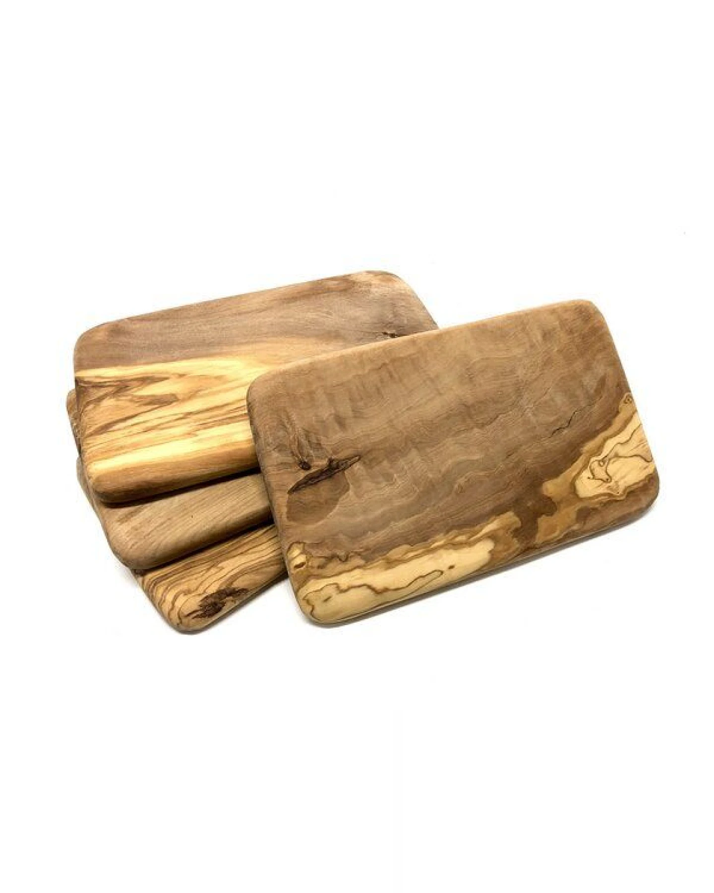 Olivenholz erleben Frühstücksbrett runde Ecken (ca. 22 x 14 cm) aus Olivenholz – Ansicht 2