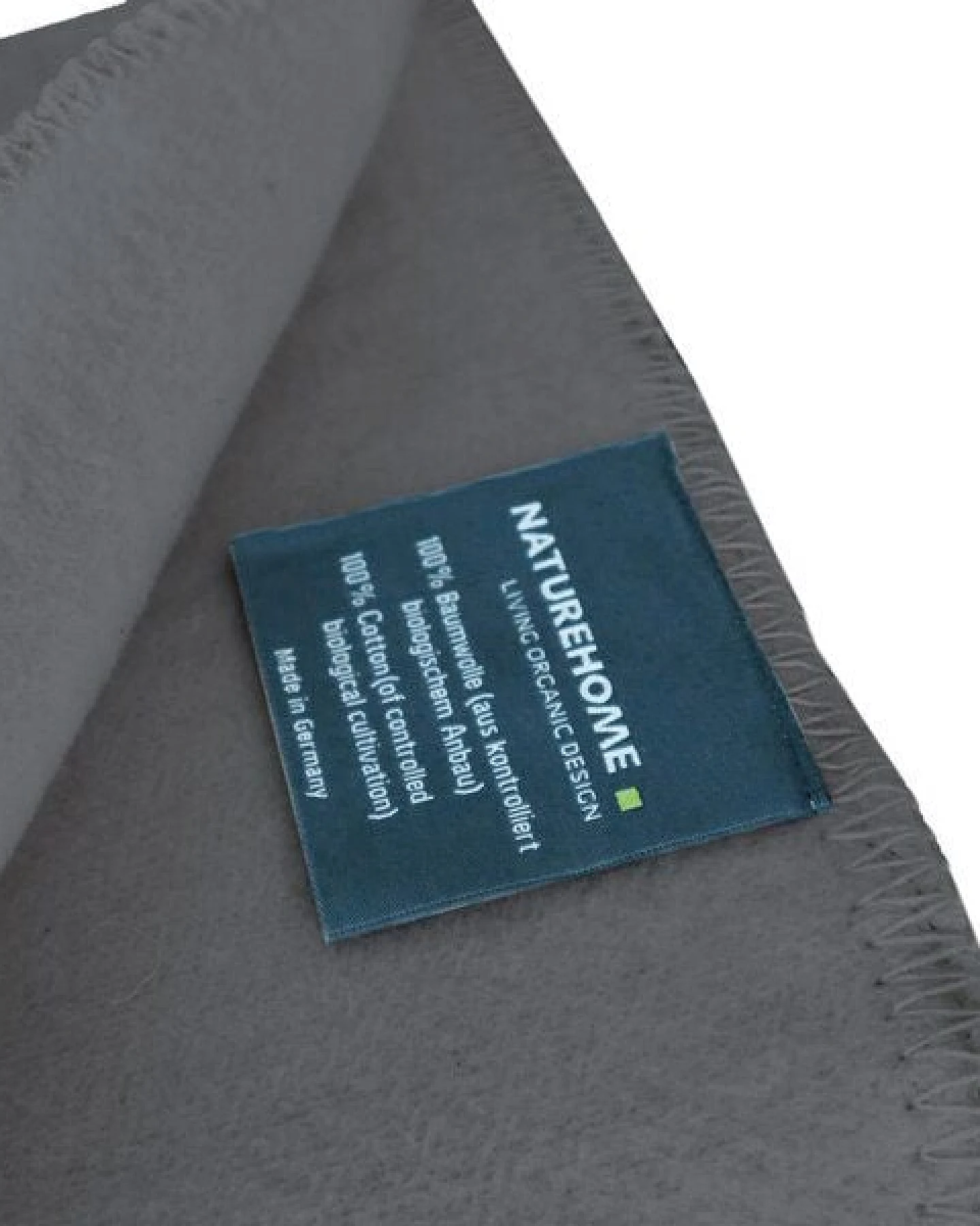 NATUREHOME Wohndecke Kuscheldecke OLE 150x200cm aus 100% Baumwolle (kbA) Versch. Farben – Ansicht 3
