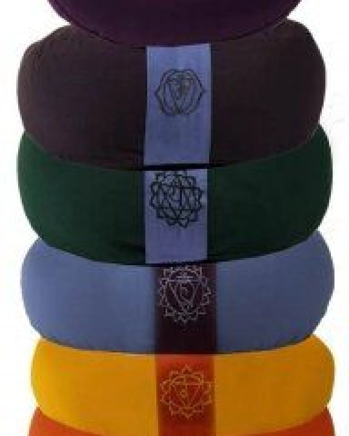 Just Be Chakra Meditations- und Yogakissen, Halbmond – Ansicht 2