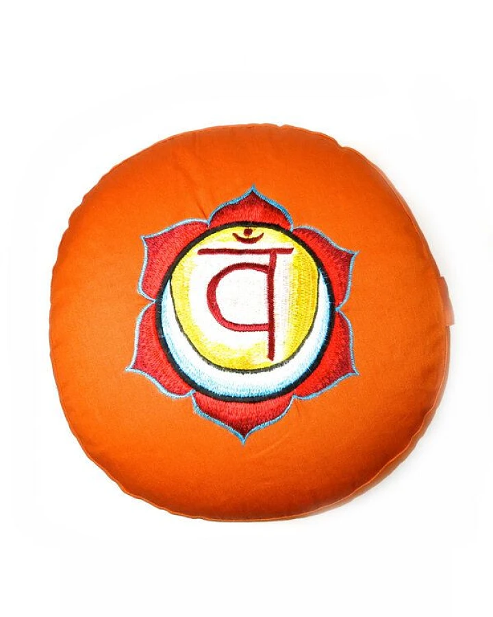 Just Be Chakra Meditations- und Yogakissen, rund