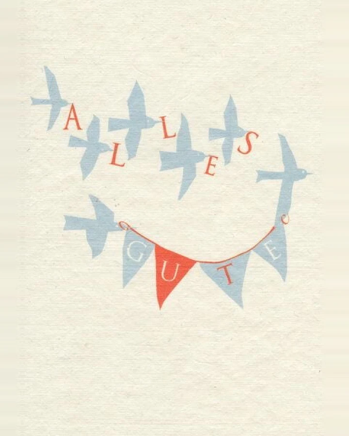 Salon Elfi Geburtstagskarte/Glückwunschkarte - Alles Gute