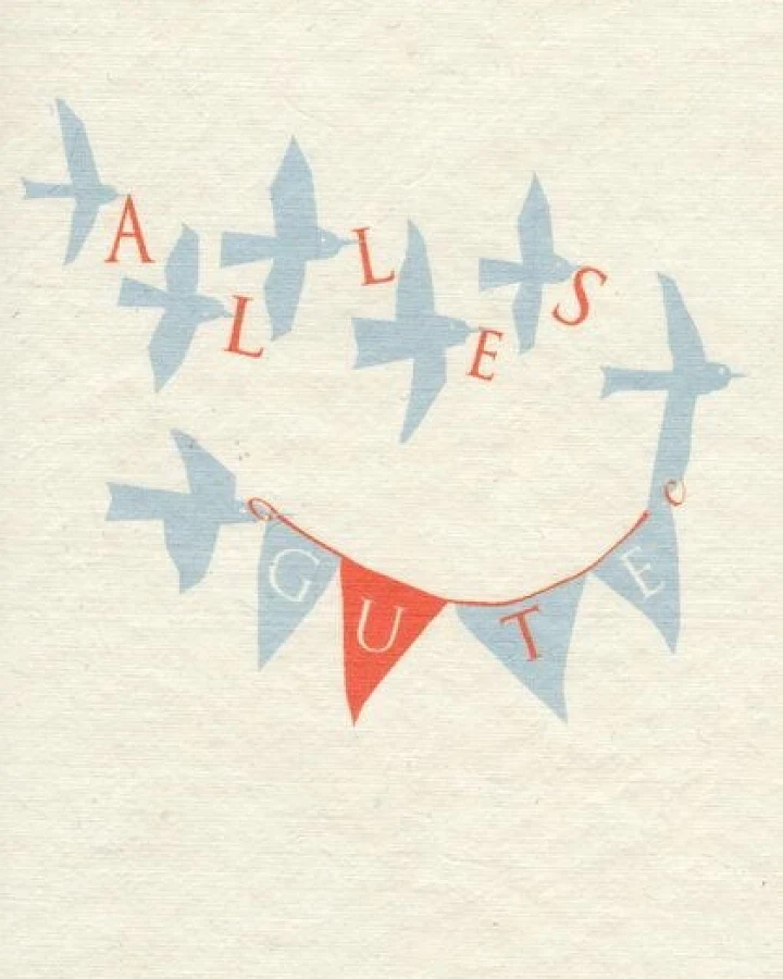 Salon Elfi Geburtstagskarte/Glückwunschkarte - Alles Gute