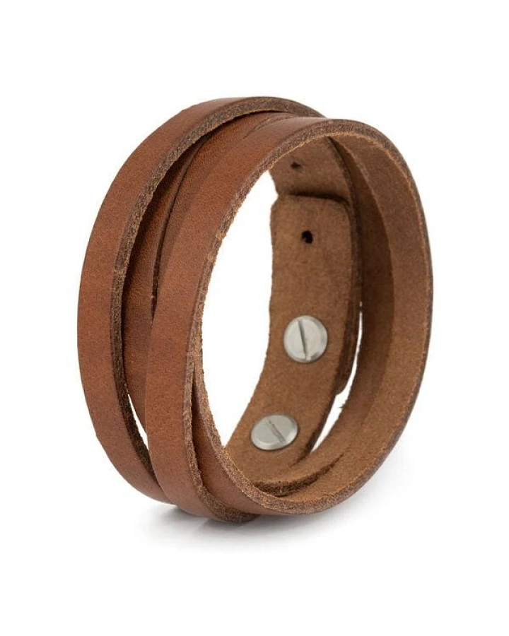Simaru Lederarmband Herren - Pflanzliche Gerbung - Made in Germany