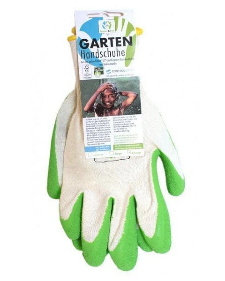 GREEN&FAIR - Gartenhandschuhe aus FSC-zertifiziertem Naturkautschuk und Bio-Baumwolle