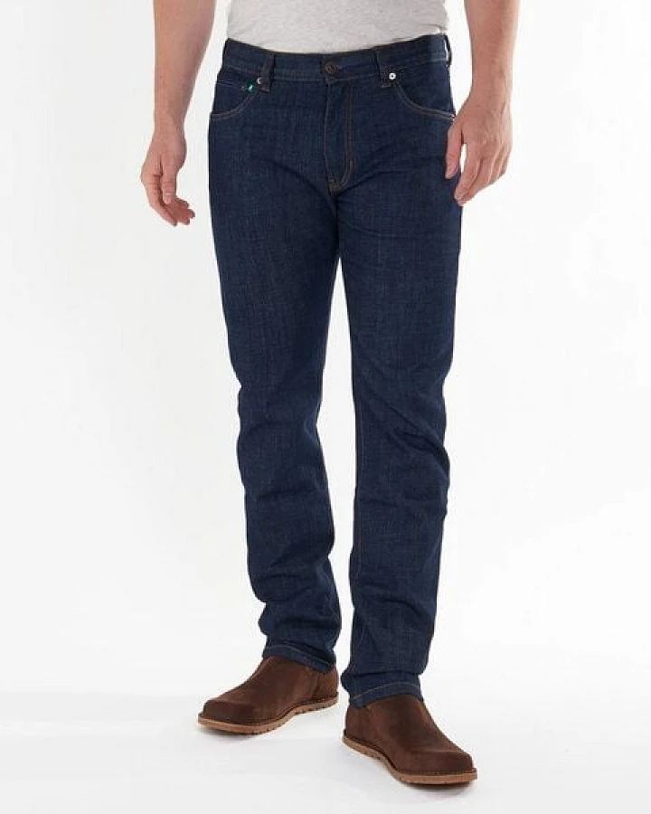 fairjeans dunkelblaue basic Jeans "Regular Navy" aus Bio-Baumwolle, fair
