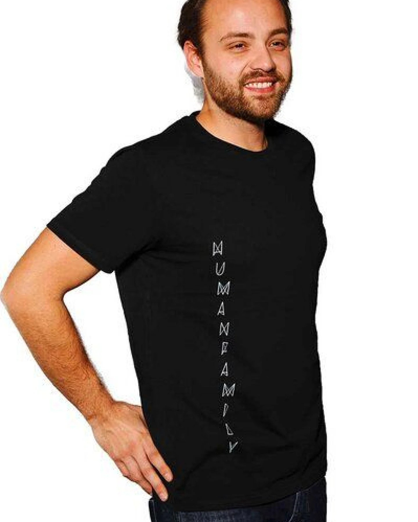 Dickeres Bio Shirt von Human Family "Join Vertikal" – Ansicht 2