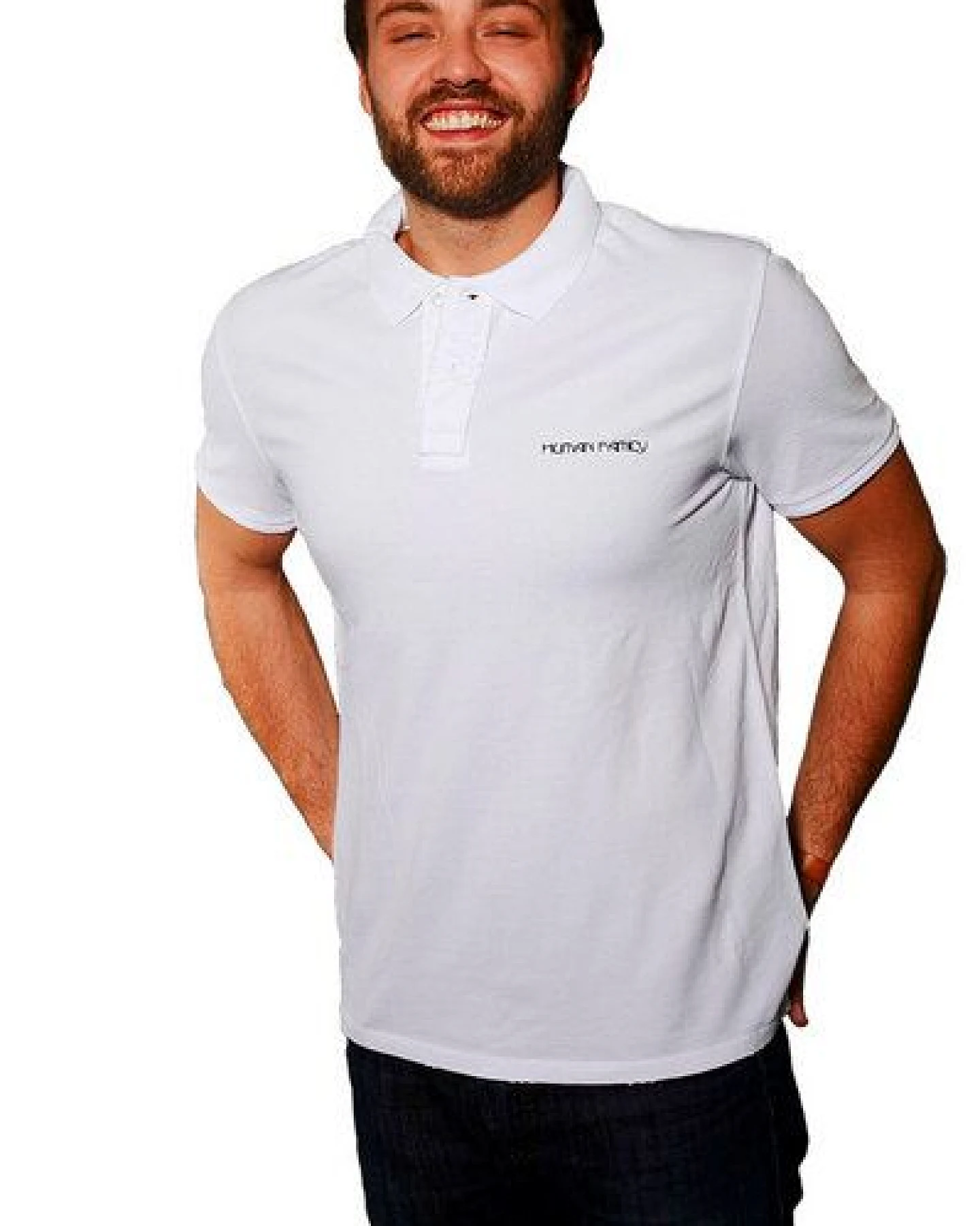 Vintage Poloshirt "Nature Vintage" von Human Family – Ansicht 2