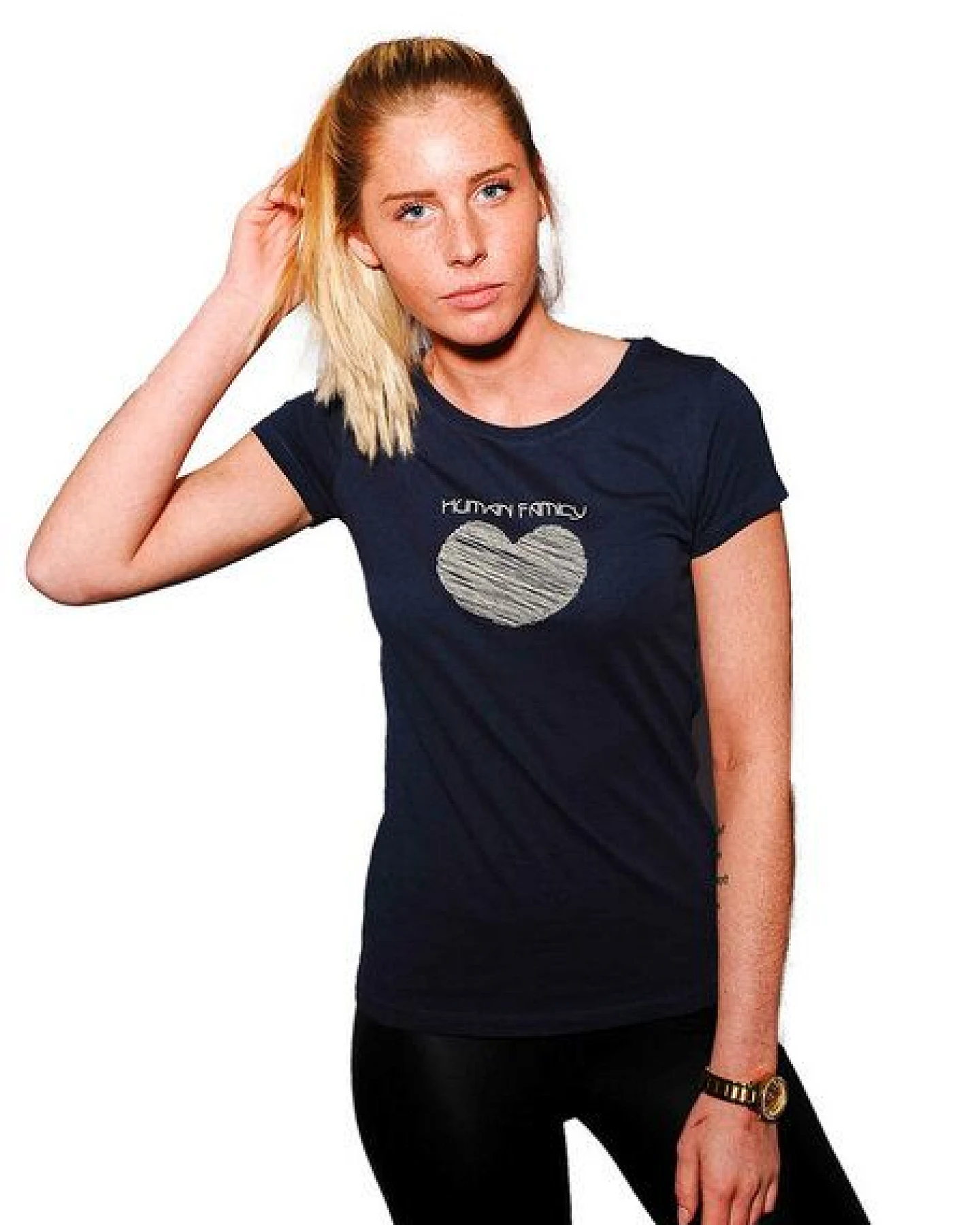 Human Family- Bio Shirt "Believe Big Heart" aus Bio-Baumwolle – Ansicht 3