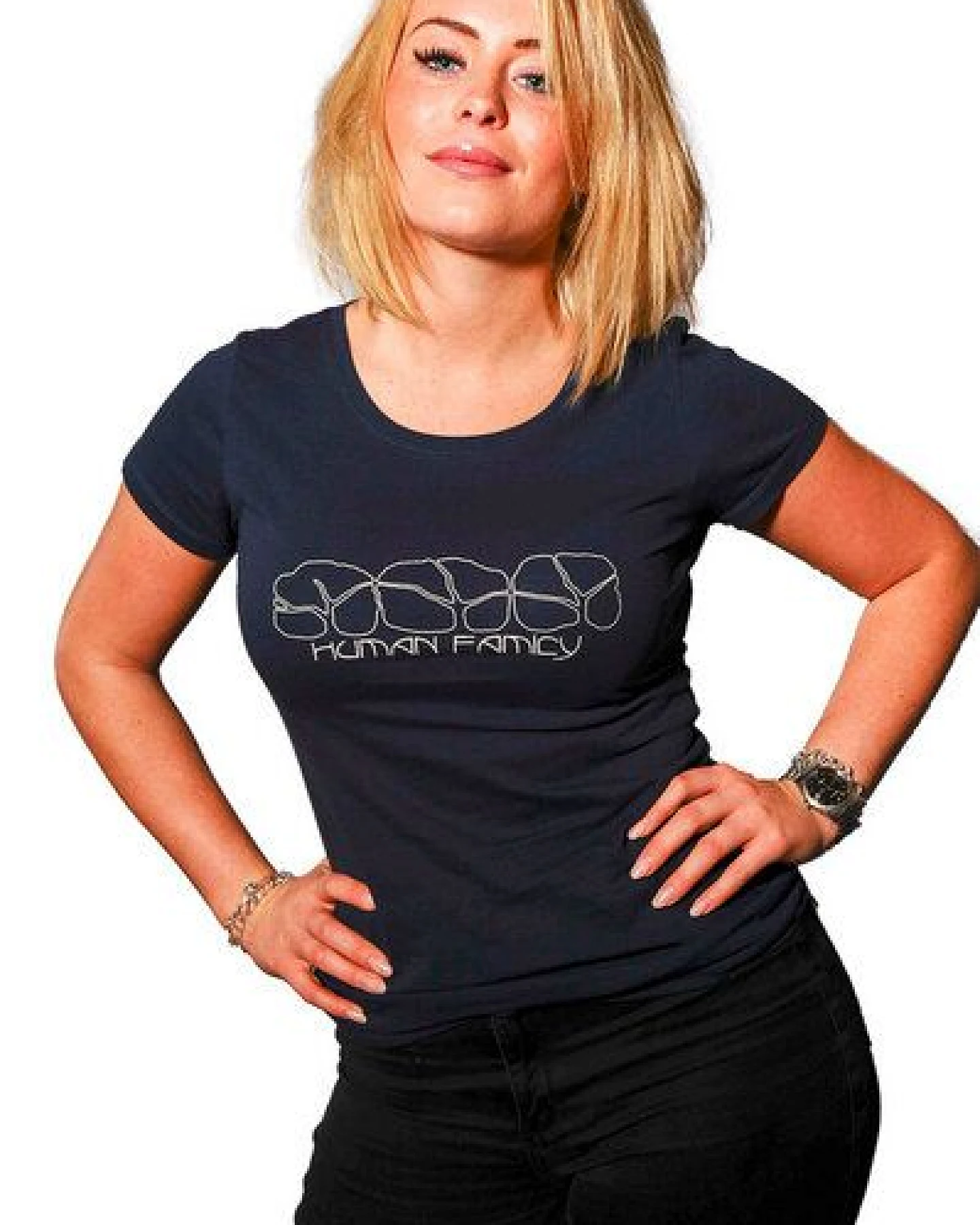 Human Family - Bio Shirt "Believe Logo" aus Bio-Baumwolle – Ansicht 2