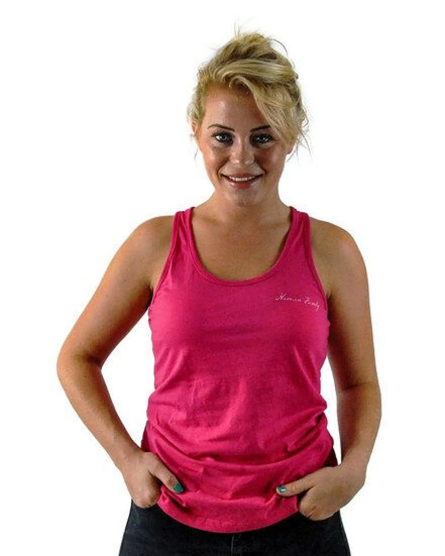 Körperbetontes Tanktop von Human Family "Attention Basic" – Ansicht 2