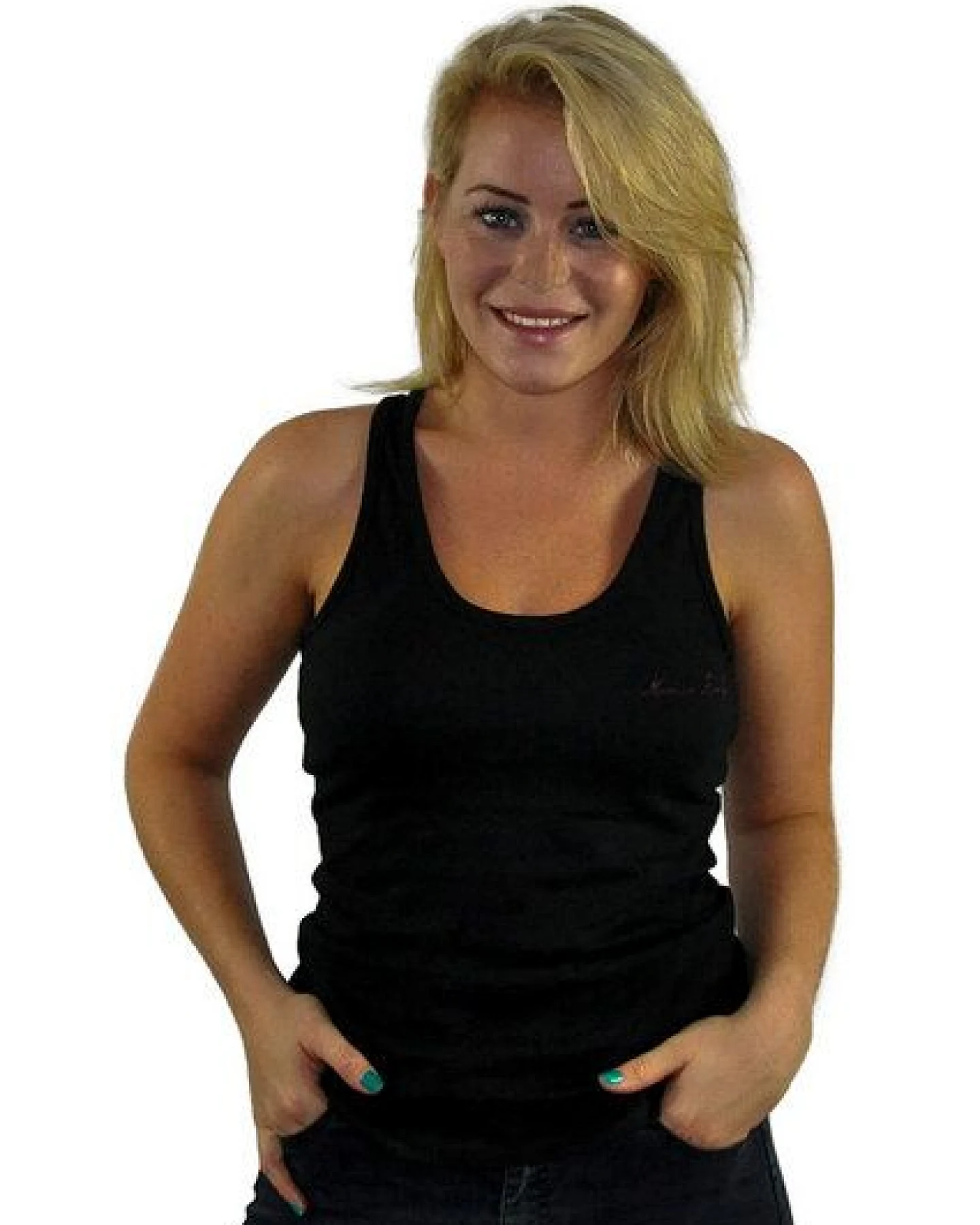 Körperbetontes Tanktop von Human Family "Attention Basic" – Ansicht 2