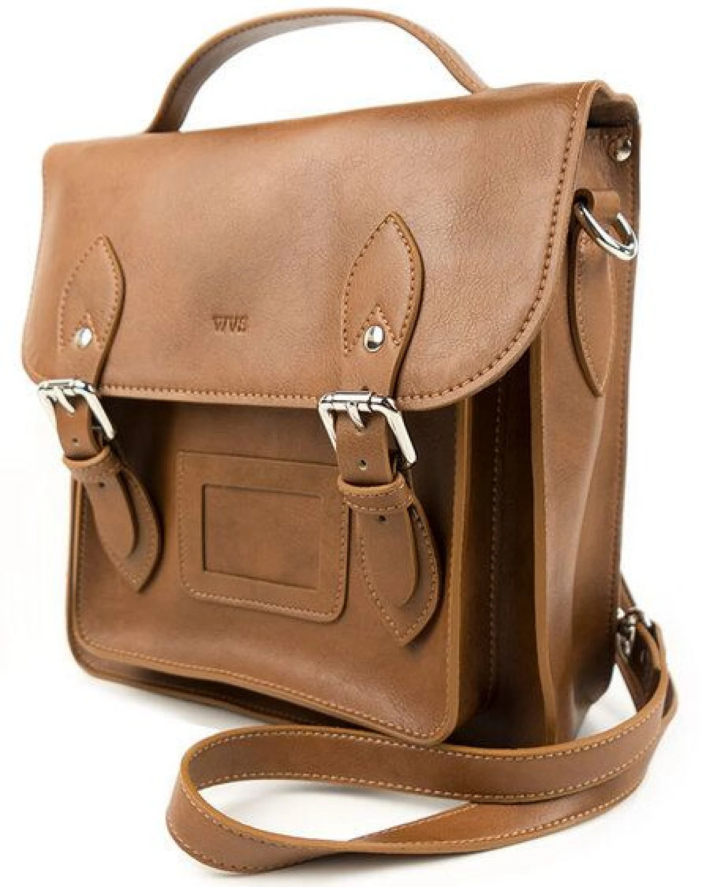 Will's Vegan Shop Kleiner Satchel-Rucksack Kastanie Herren – Ansicht 3
