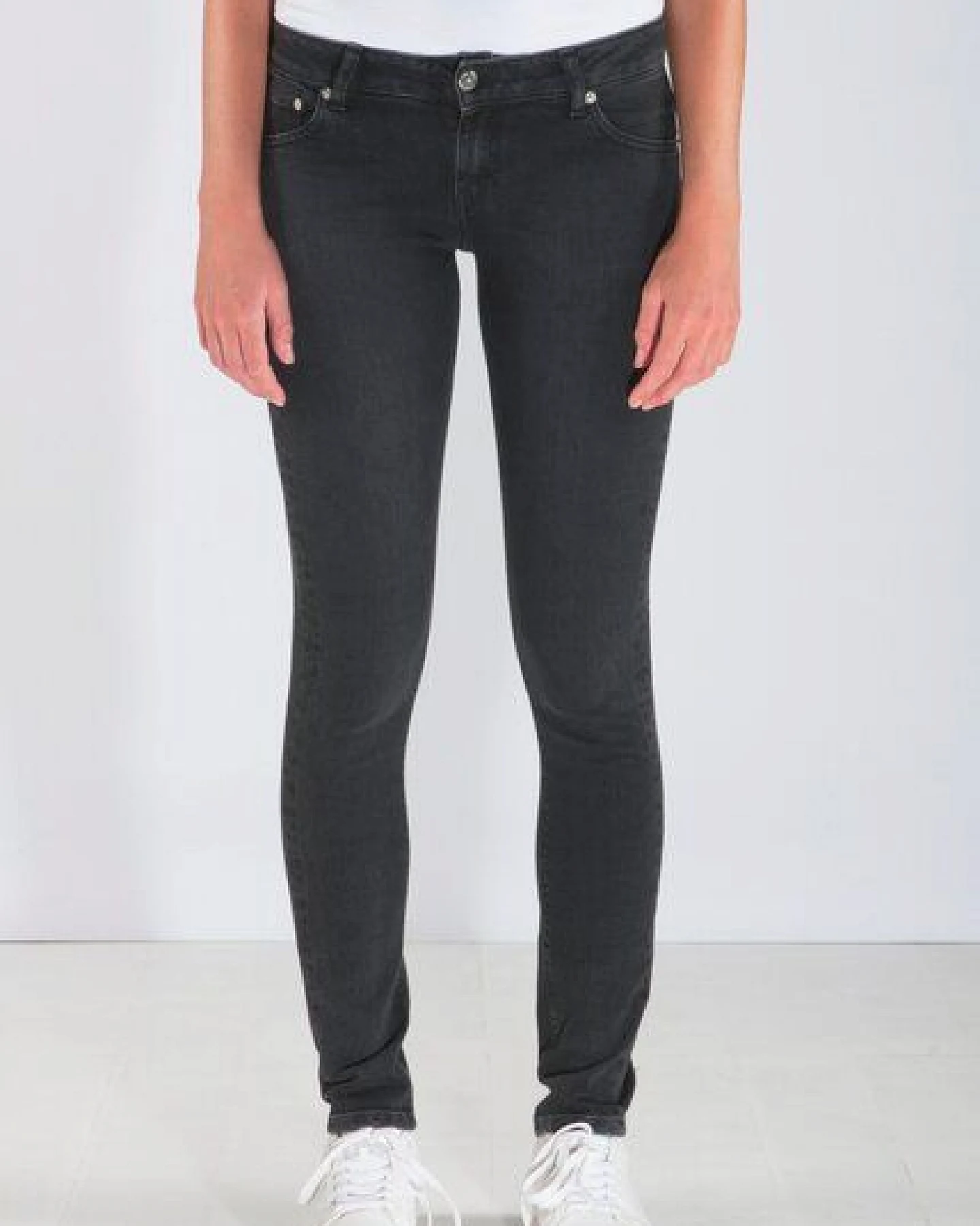 MUD Jeans Jeans Skinny Fit - Lilly - Stone Black – Ansicht 2