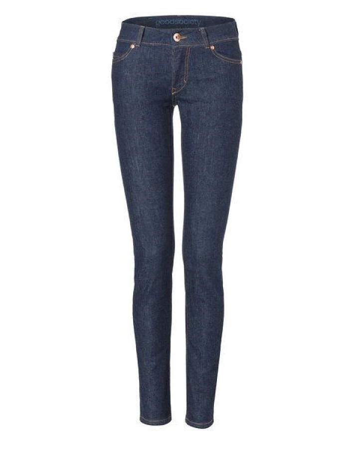 goodsociety Womens Slim Jeans Raw One Wash