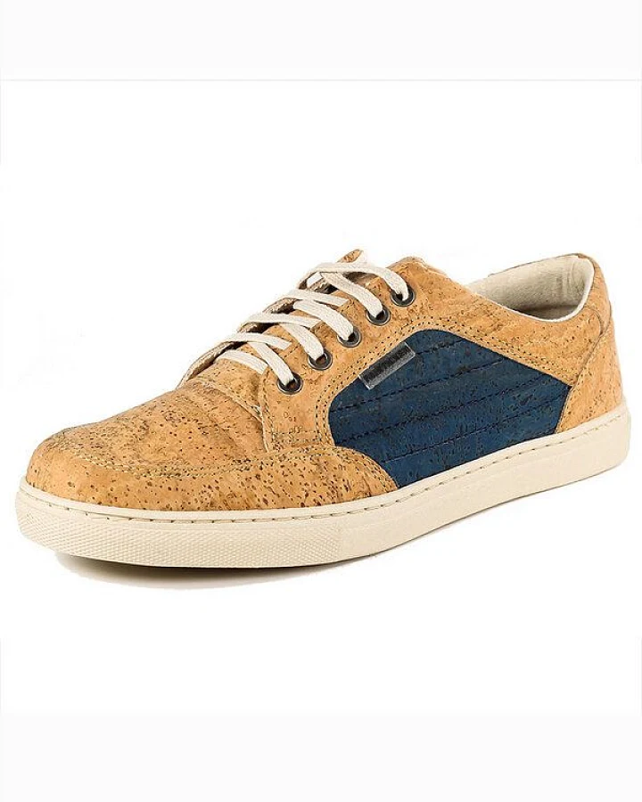 Fairticken Sneaker vegan Unisex GATO mit echtem Kork und Bio-Baumwolle