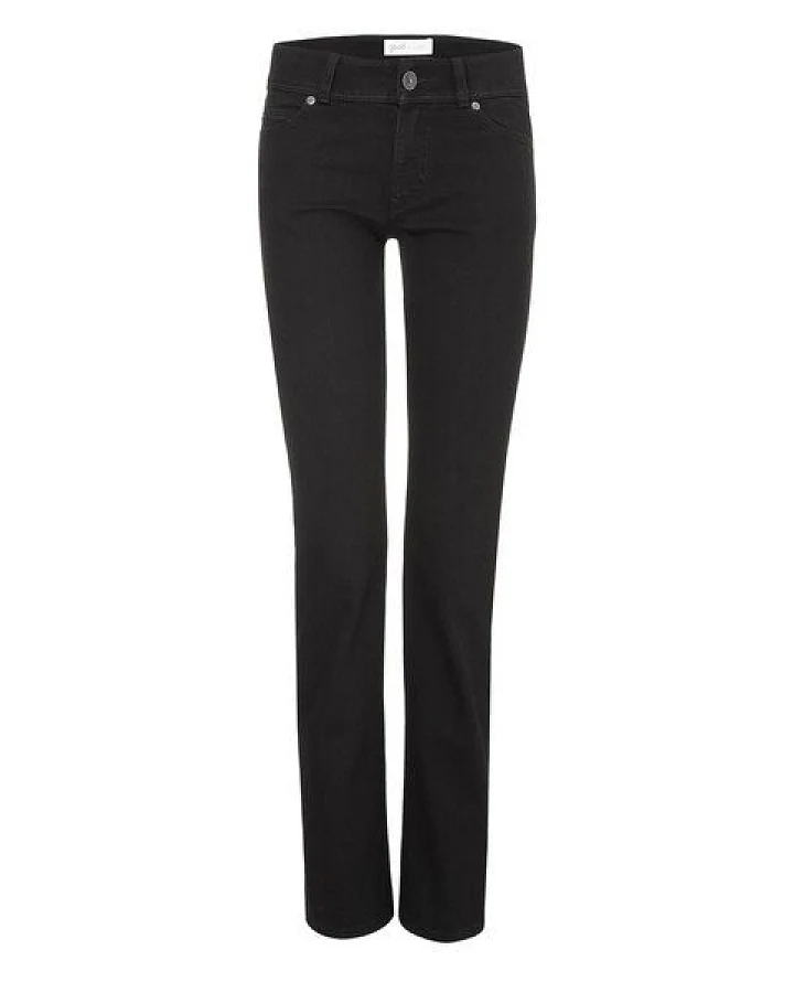 goodsociety Womens Straight Jeans Black One Wash