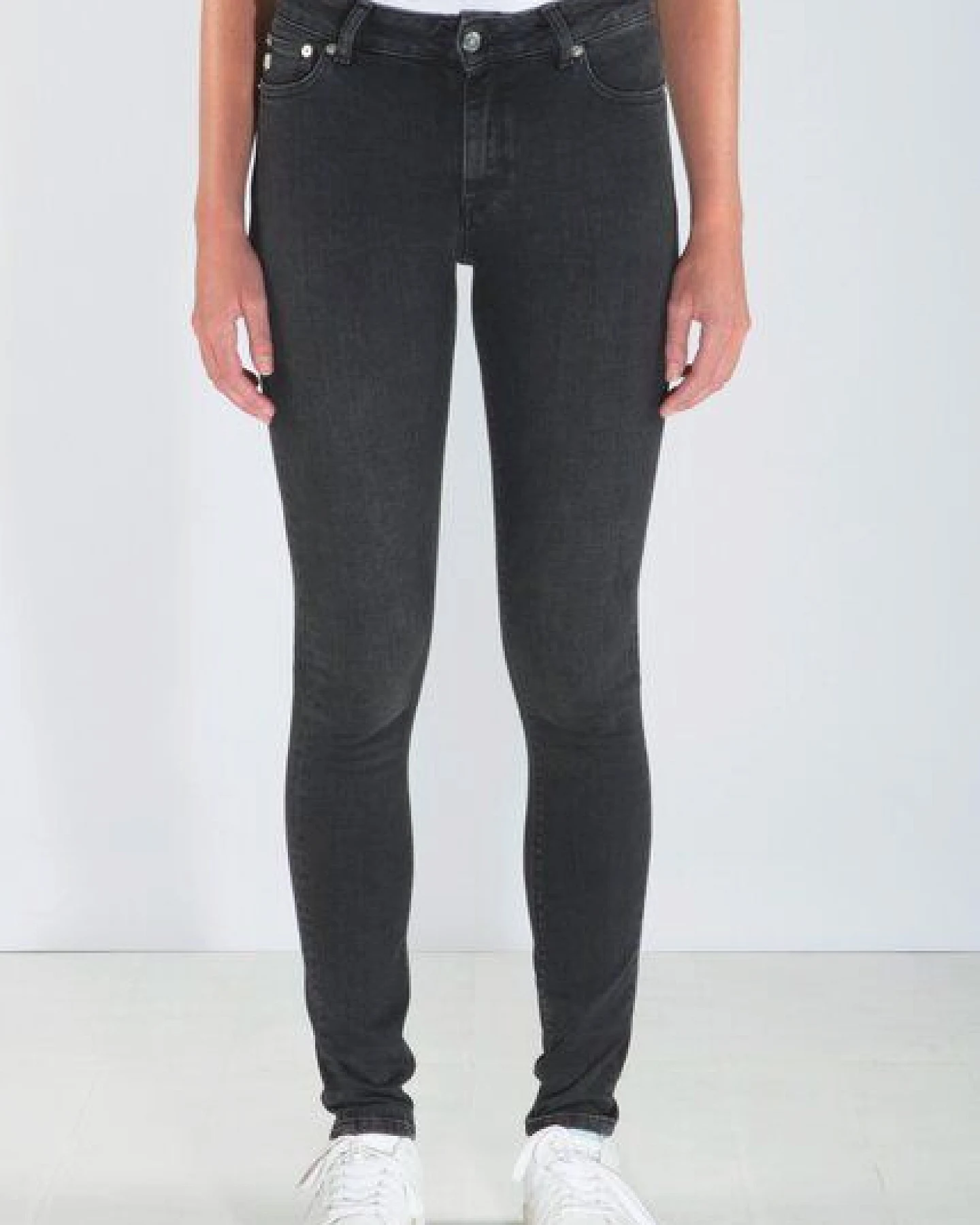 MUD Jeans Jeans Skinny Fit - Hazen - Stone Black – Ansicht 3
