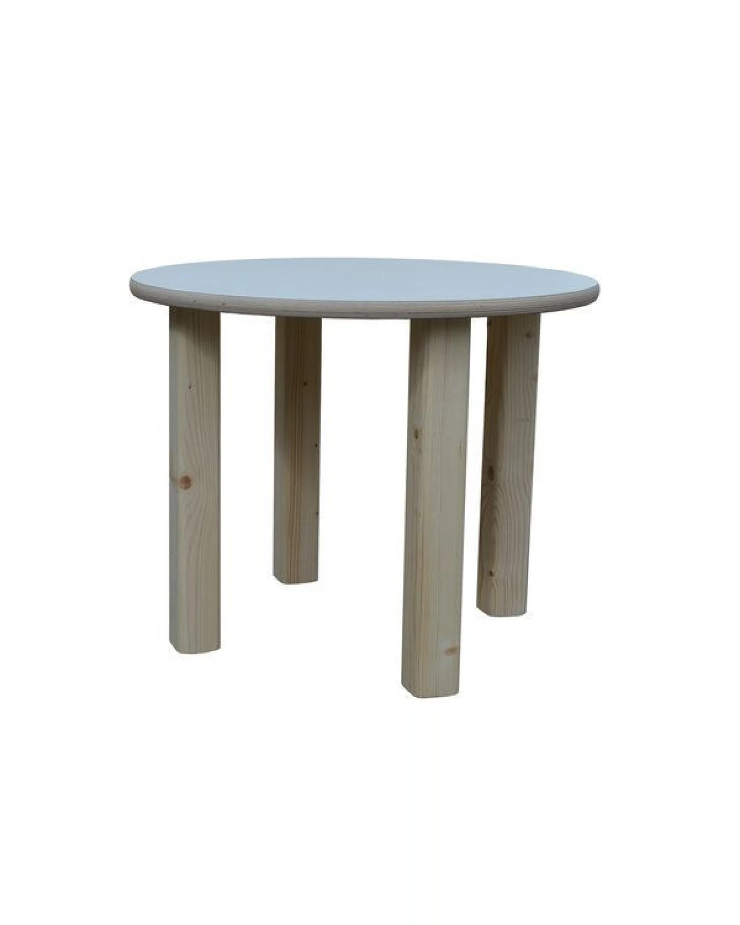 Die Schreiner Christoph Siegel Kindertisch - rund - weiße Tischplatte Ø 58 cm - NEU – Ansicht 3