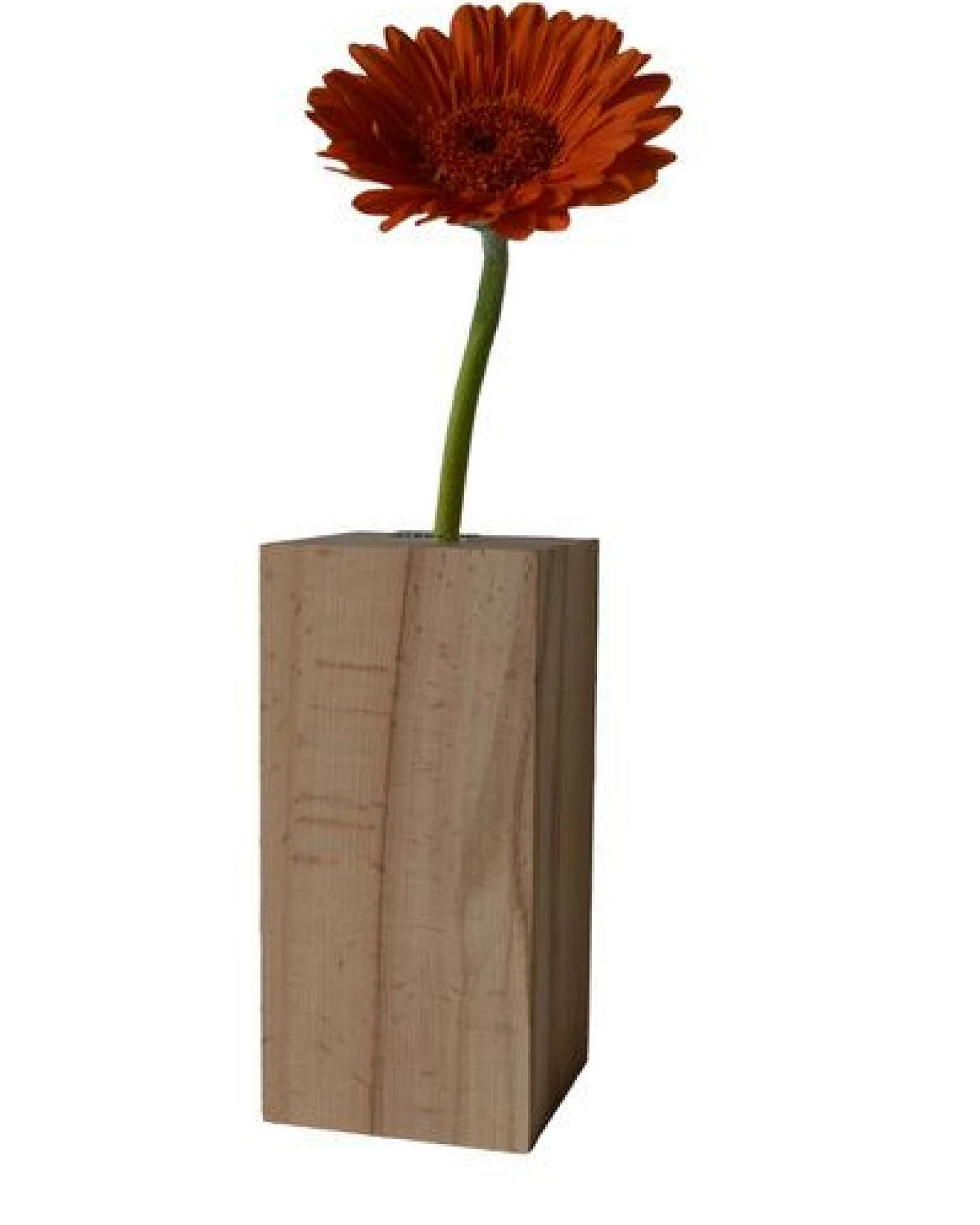Die Schreiner Christoph Siegel Stylische, Deko-Holzvase "Woody-Q1" - NEU – Ansicht 2