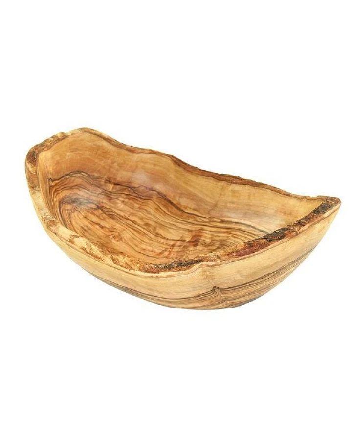 Olivenholz erleben Obstschale oval (ca. 34 - 36 cm) aus Olivenholz