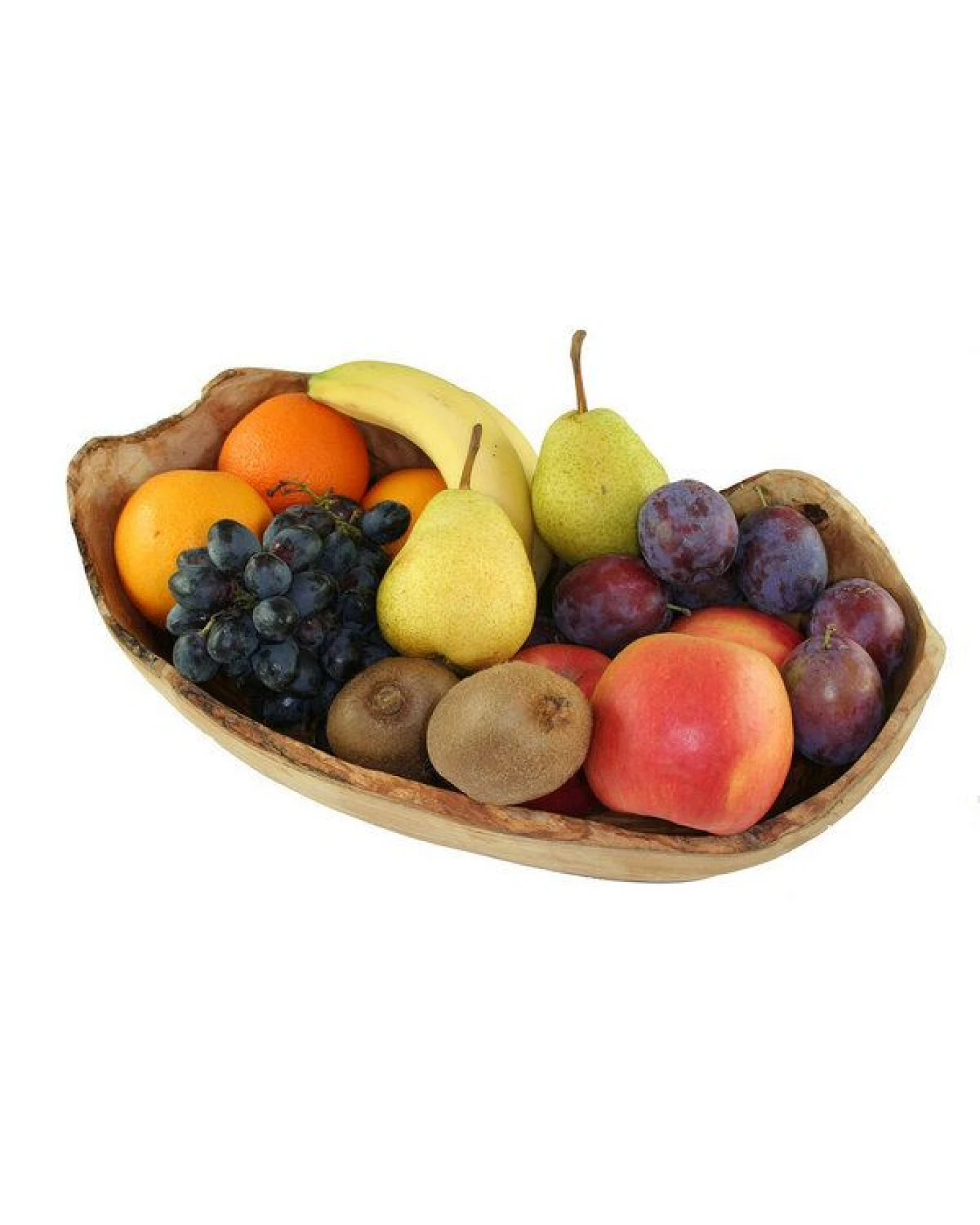 Olivenholz erleben Obstschale oval (ca. 34 - 36 cm) aus Olivenholz – Ansicht 2
