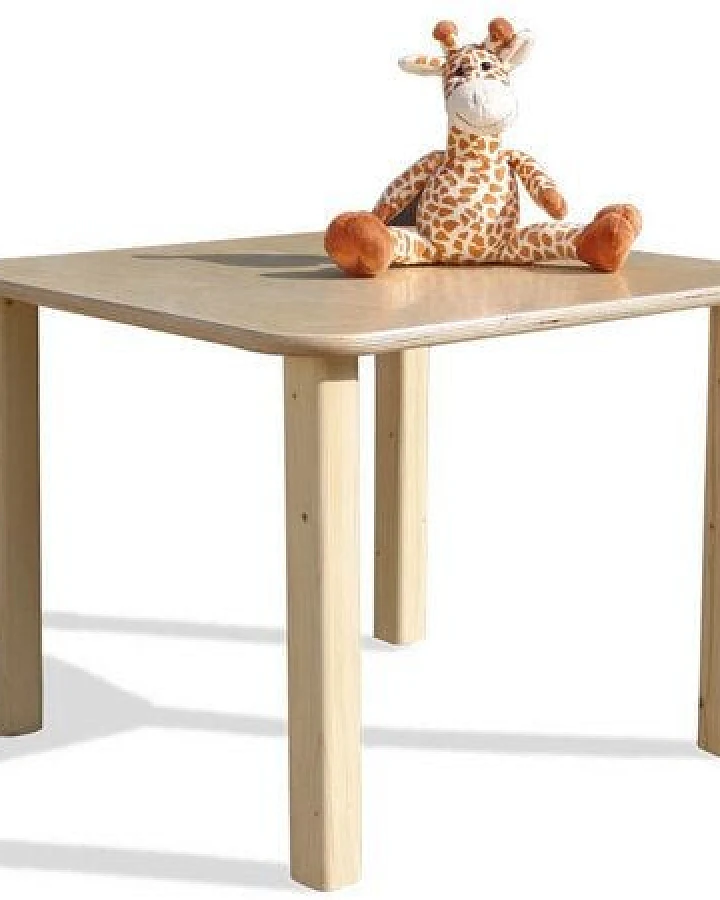 Die Schreiner Christoph Siegel Kindertisch - quadratische Tischplatte - NEU