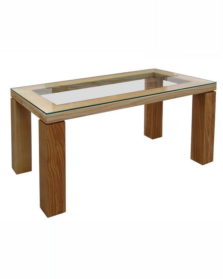 Die Schreiner Christoph Siegel Design-Tisch mit Glasplatte