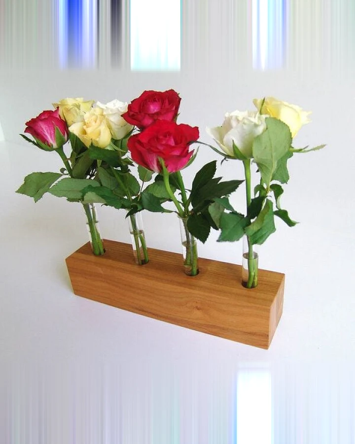 Die Schreiner Christoph Siegel Blumenvase aus Holz