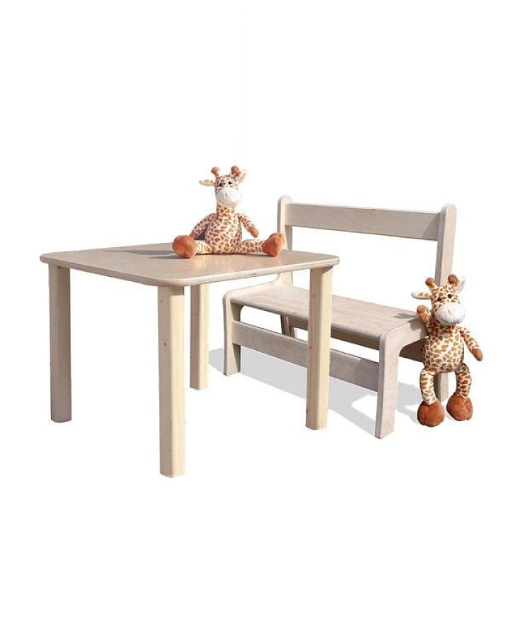 Die Schreiner Christoph Siegel Kindersitzgruppe - Tisch und 1 Bank